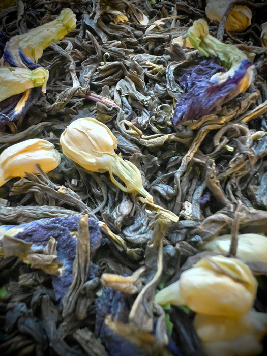 jasmine butterfly pea flower green tea