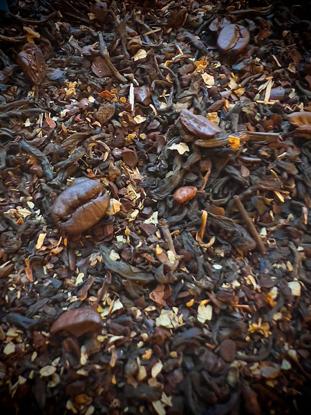 coffee puer black tea caramel toffee nutty